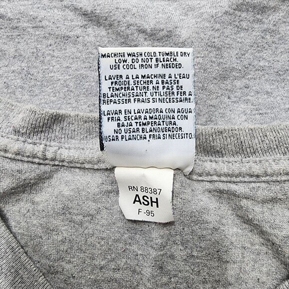 ADIDAS BASKETBALL Men's Gray 90s MADE IN USA Tshirt Size XL - Picture 4 of 10